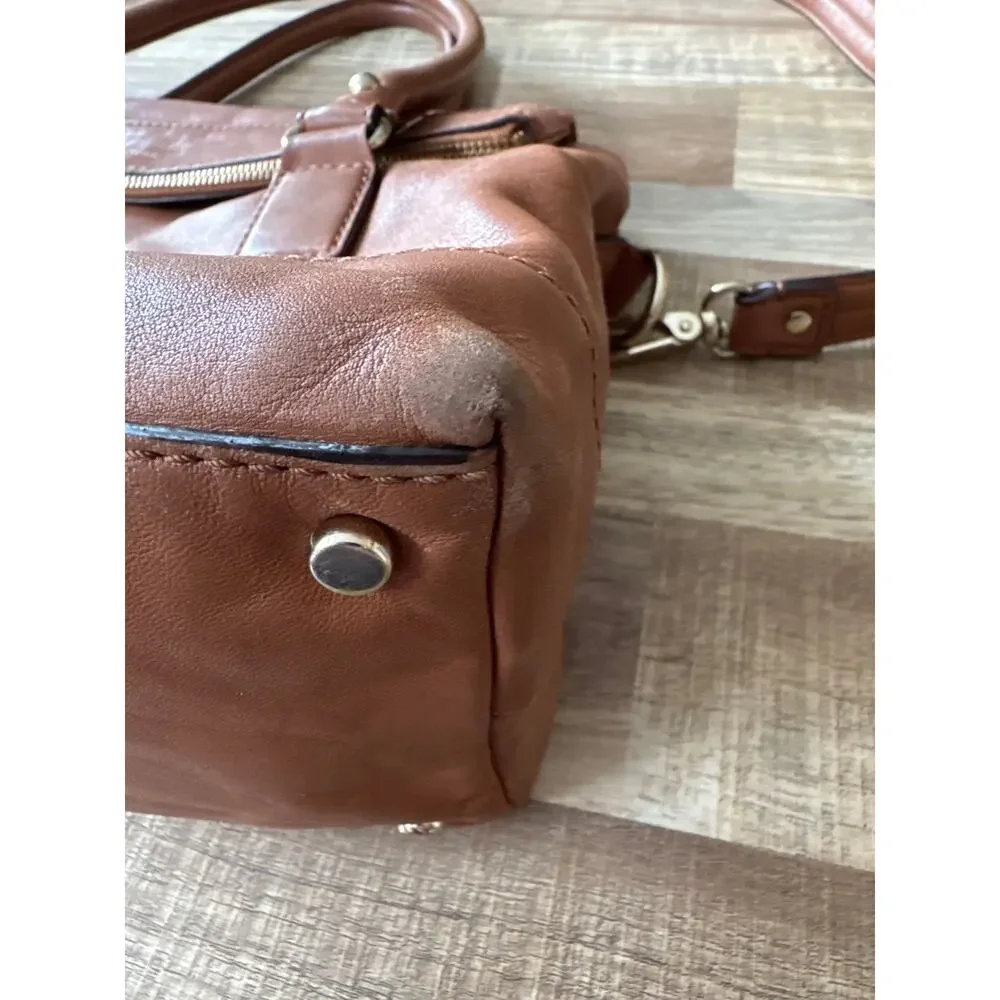 Designer Kate Spade New York Fremont Place Carmen Convertible Bag Brown Preppy